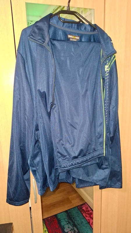 Atlas for Men melegítő szett – új, hordatlan, navy/neon zöld, XXL - Image 2