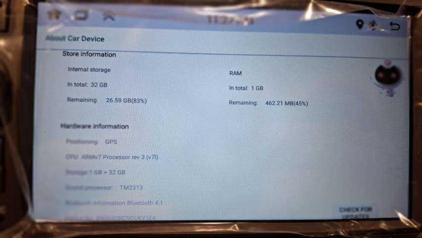 Hikity SH3AM5Hi - 1DIN -Android 13 autós fejegység (1GB/32GB) – Újszerű - Image 6