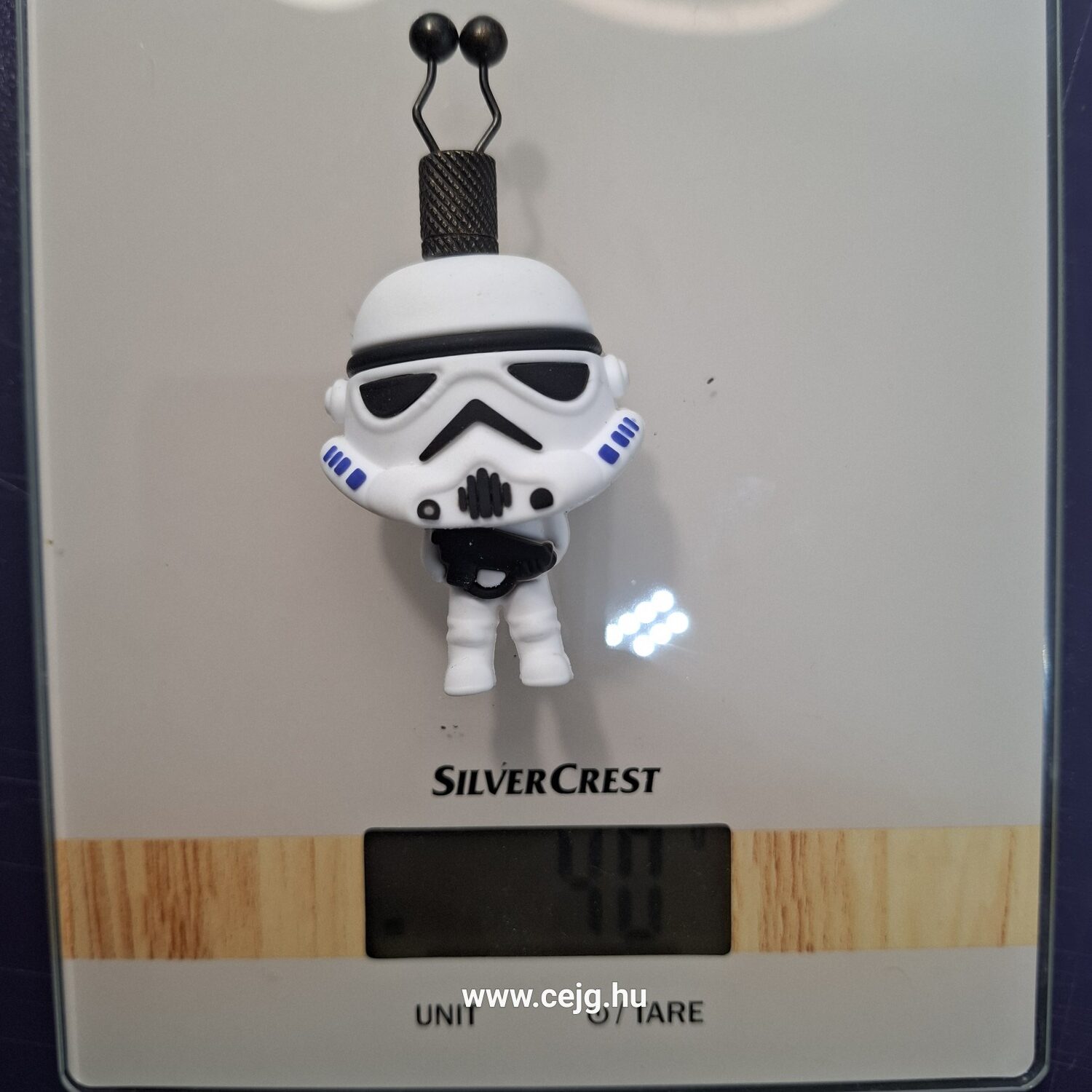 Egyedi Kapásjelző Pár – Birodalmi Rohamosztagosok (Star Wars Széria, 40g-os Fejek, 25 cm-es Fekete Lánccal, Tok Nélkül - Image 6