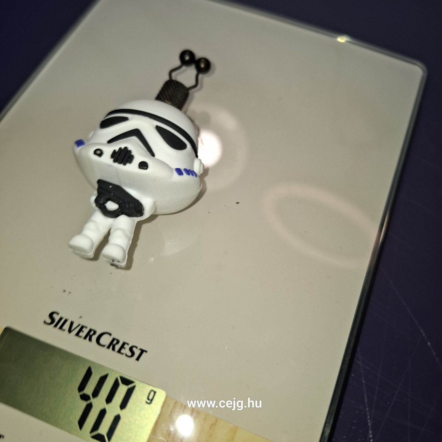 Egyedi Kapásjelző Pár – Birodalmi Rohamosztagosok (Star Wars Széria, 40g-os Fejek, 25 cm-es Fekete Lánccal, Tok Nélkül - Image 8