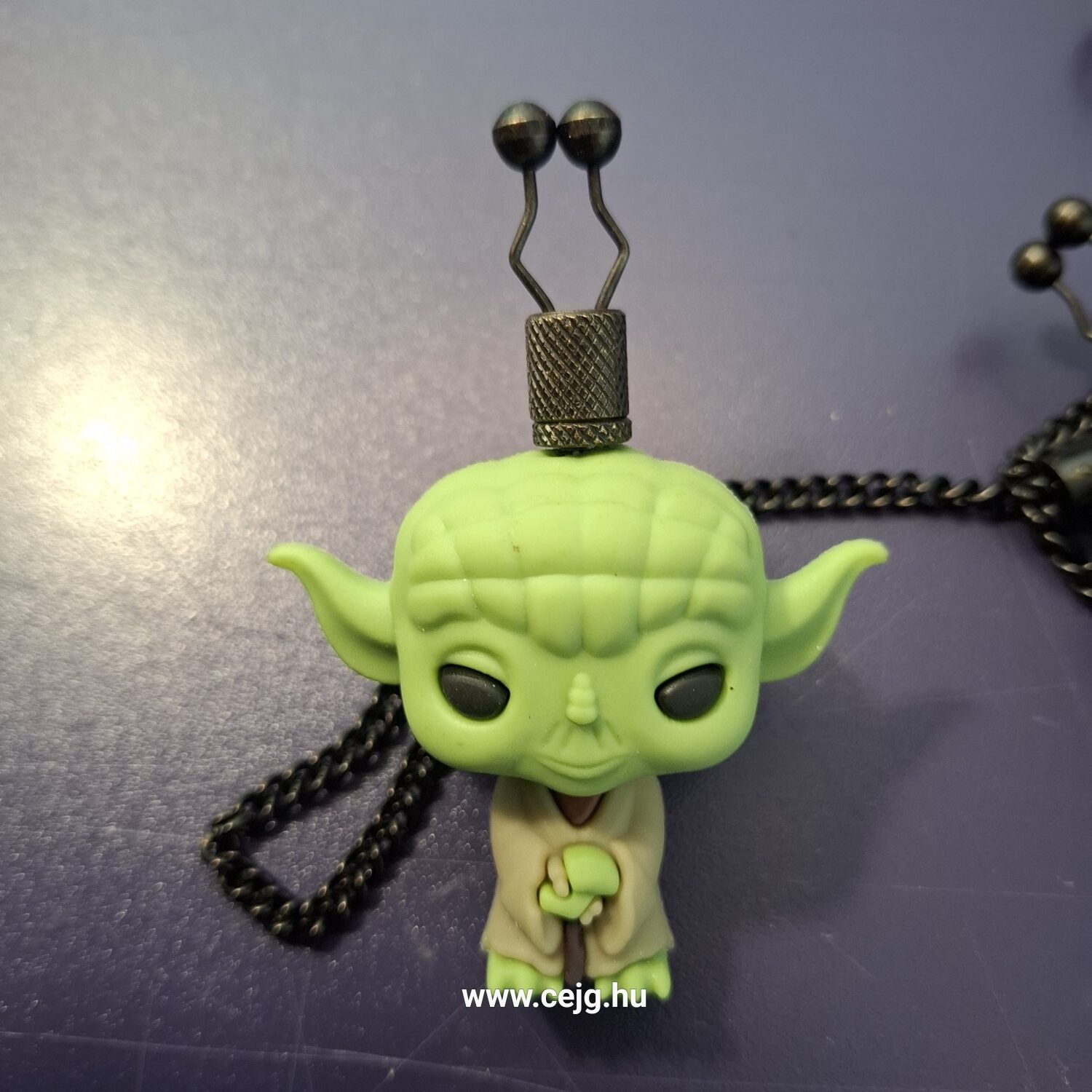 Egyedi Kapásjelző Pár – Darth Vader & Yoda (Star Wars Széria, 25 cm-es Fekete Lánccal, Tok Nélkül) - Image 13