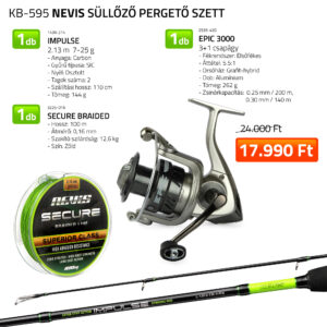Süllőző pergető szett 1436-214+ 2535-430+ 3225-016