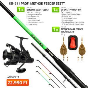 Profi method feeder szett 1618-390+ 2546-450+ 8100-450