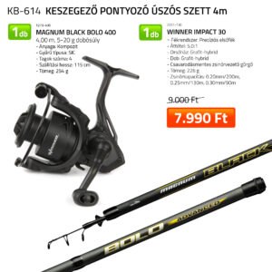 Keszegező pontyozó úszós szett 4m 1273-400+ 2251-130