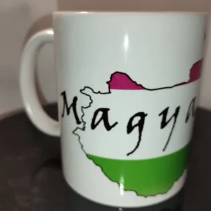 Kerámia Bögre – Magyarország térkép és felirat (330 ml)